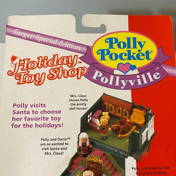 Bluebird Vintage Polly Pocket 1993 Holiday Toy Shop Target Special Edition Plays - Picture 7 of 9